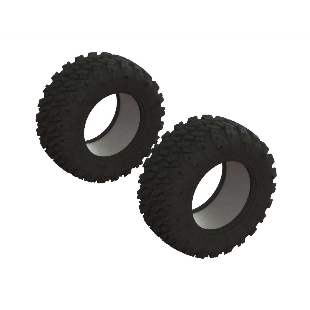 Arrma dBoots 'Ragnarok MT' Tire & Inserts, OD 5.16" (2)