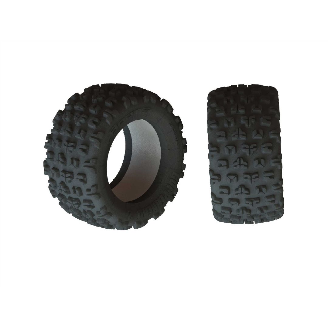 Arrma Dboots 'Copperhead2 SB MT' Tire & Inserts, 8" OD (2)
