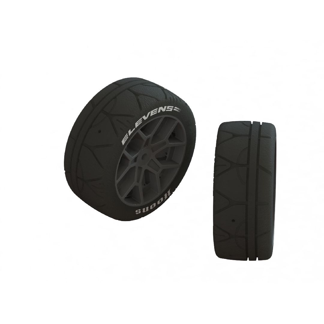 Arrma dBoots 'ELEVENS' 35/085 2.4 (White) on Black Wheel (2)