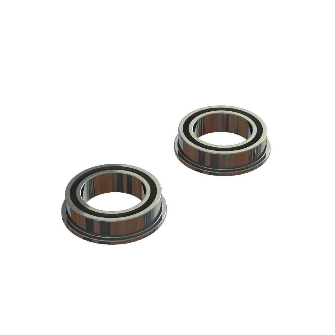 Arrma 10x15x4mm Flanged 2RS Ball Bearing (2)