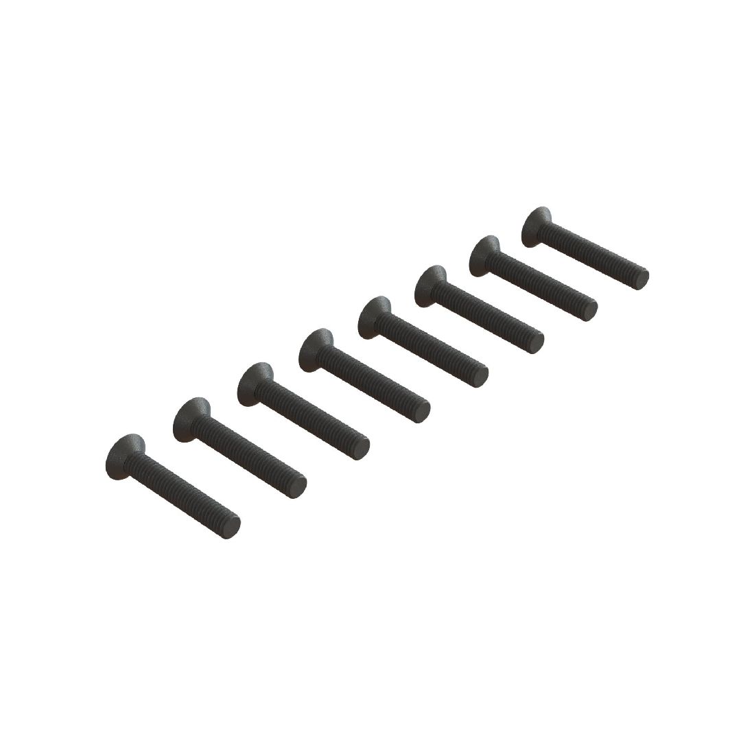 Arrma Flat Hex Head Machine Screw M3x18mm (8pcs)