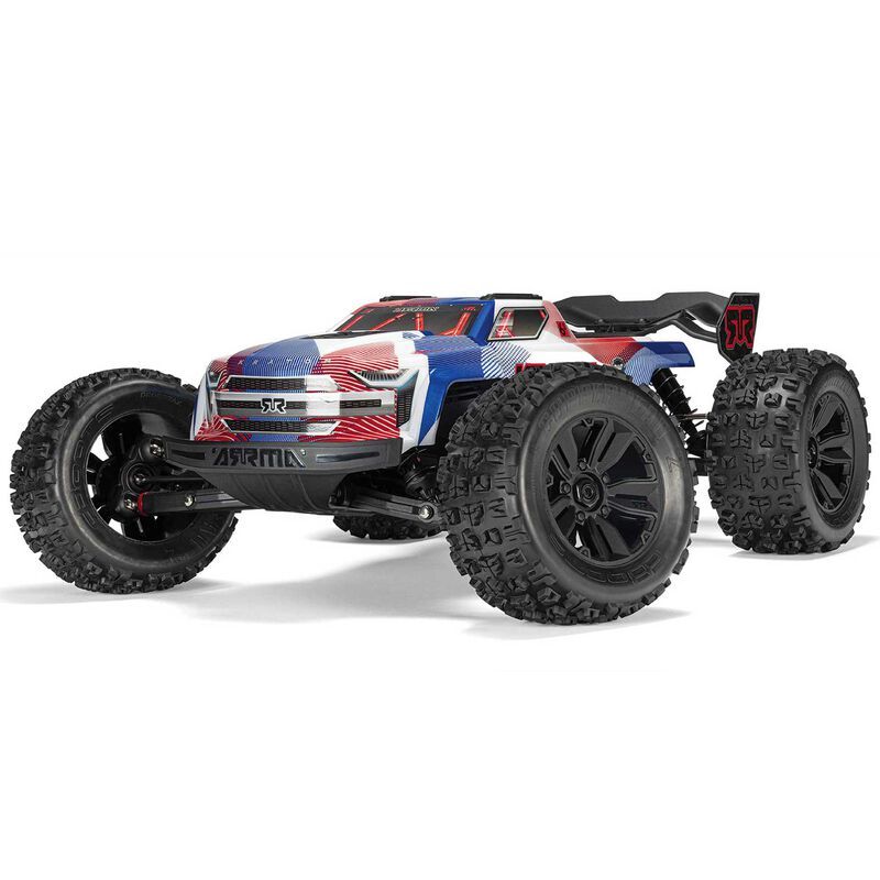 Arrma 1/8 1/8 KRATON 6S 4X4 RTR Brushless Speed Truck, Blue/Red