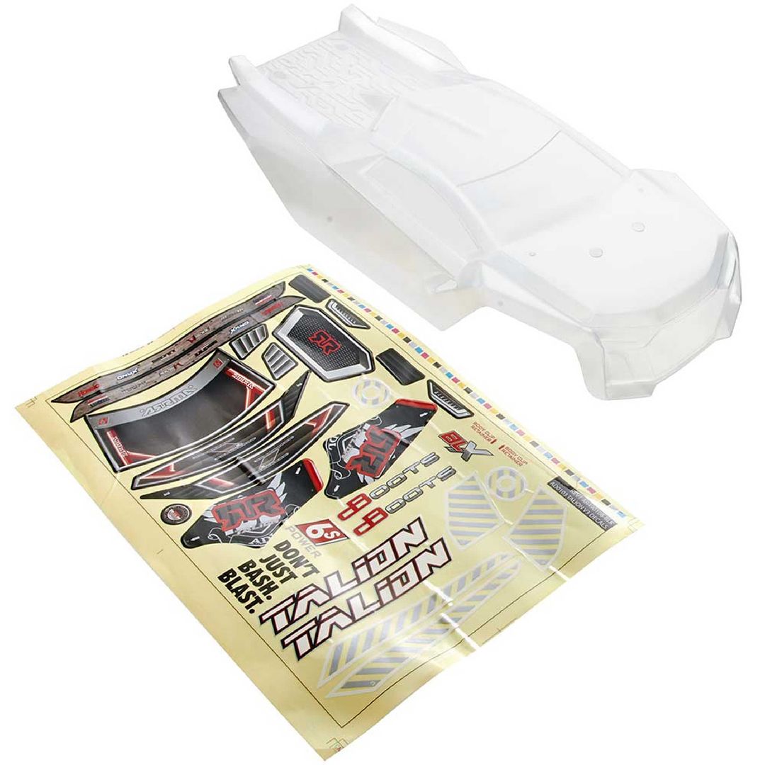 Arrma AR406108 Body with Decal Window Mask Talion 6S - Clear