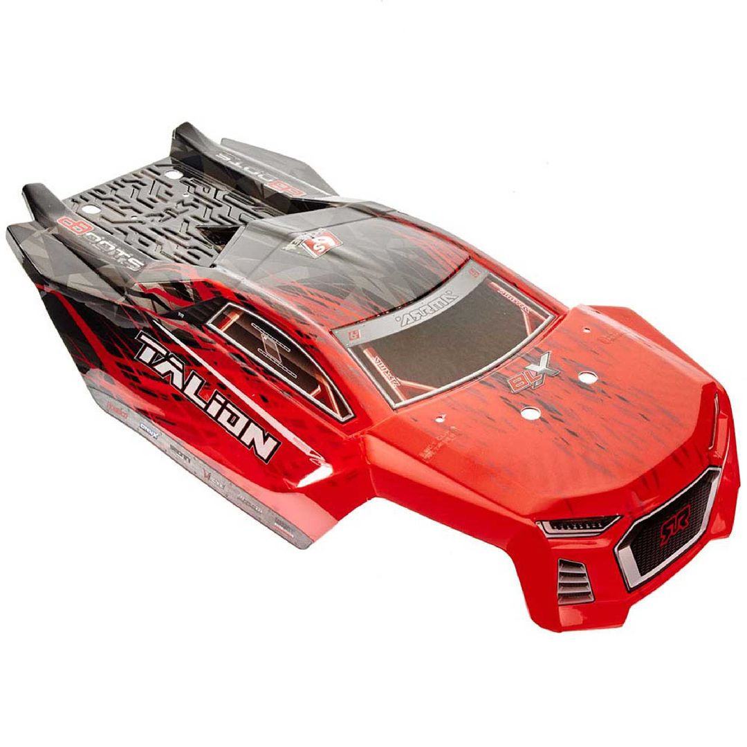 Arrma AR406135 Talion 6S BLX Pntd Dcld Bdy - Red/Black