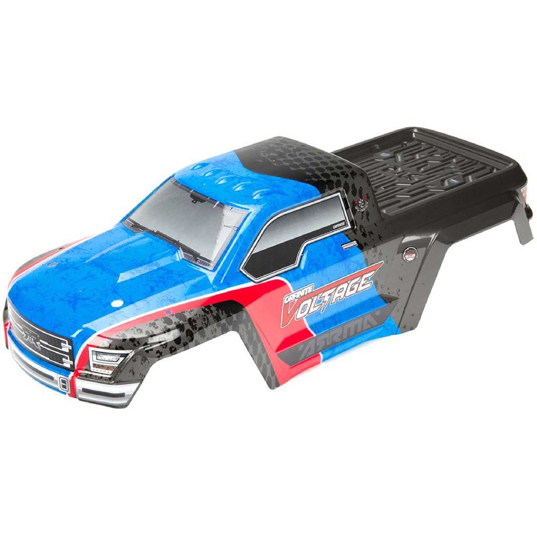 Arrma AR402198 GRANITE VOLTAGE Pntd Dcld Bdy - Blue/Black