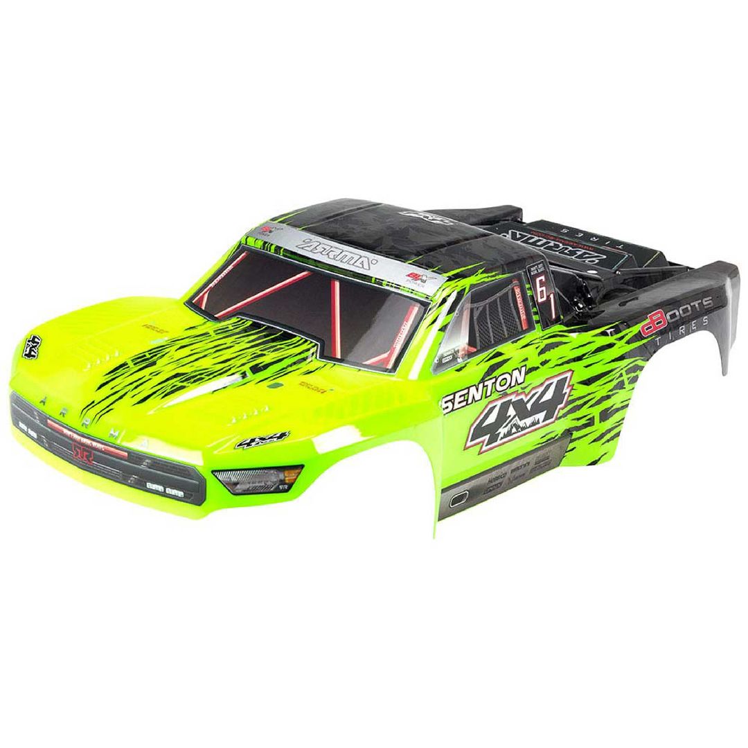 Arrma AR402204 Body with Decal Trim SENTON 4x4 BLX - Green
