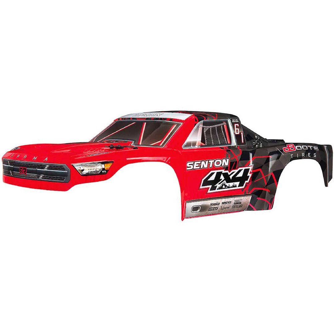 Arrma AR402251 Body Painted with Decal Trim Senton Mega - Red