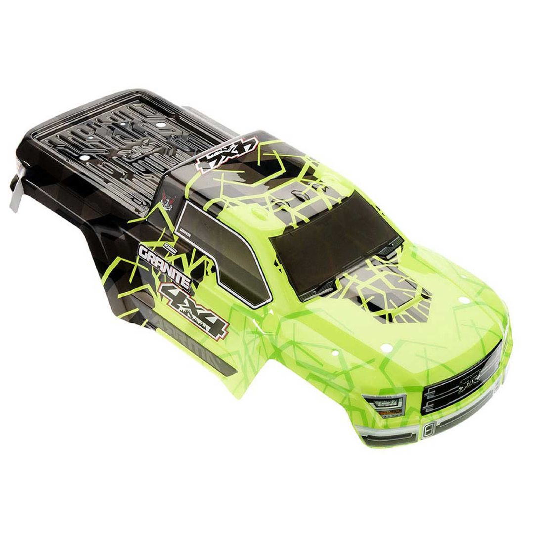 Arrma AR402253 Granite 4X4 Mega Pntd Dcld Bdy - Green