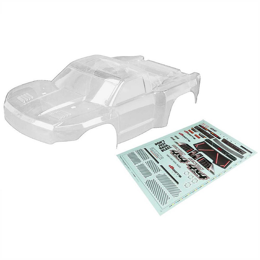Arrma AR402262 1/10 Body with Decals Senton 4x4 - Clear