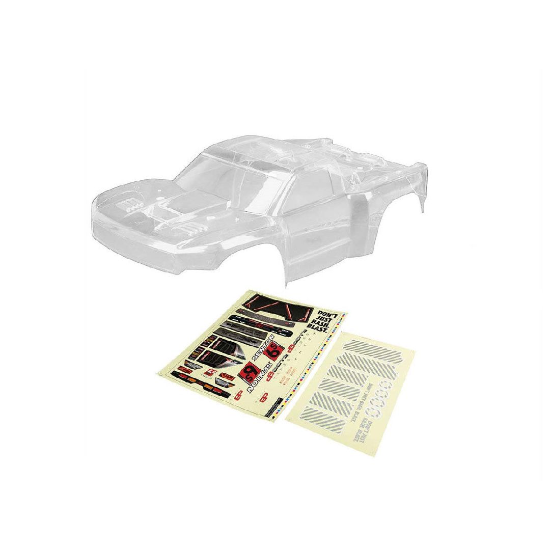 Arrma AR406131 SENTON 6S BLX Body with Decals - Clear