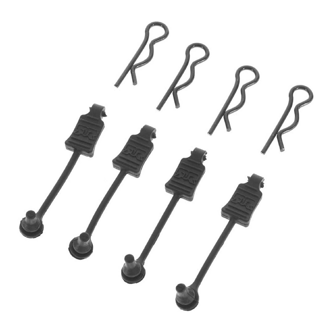 Arrma AR390178 Body Clip Retainer 1/8 Scale Black (4)