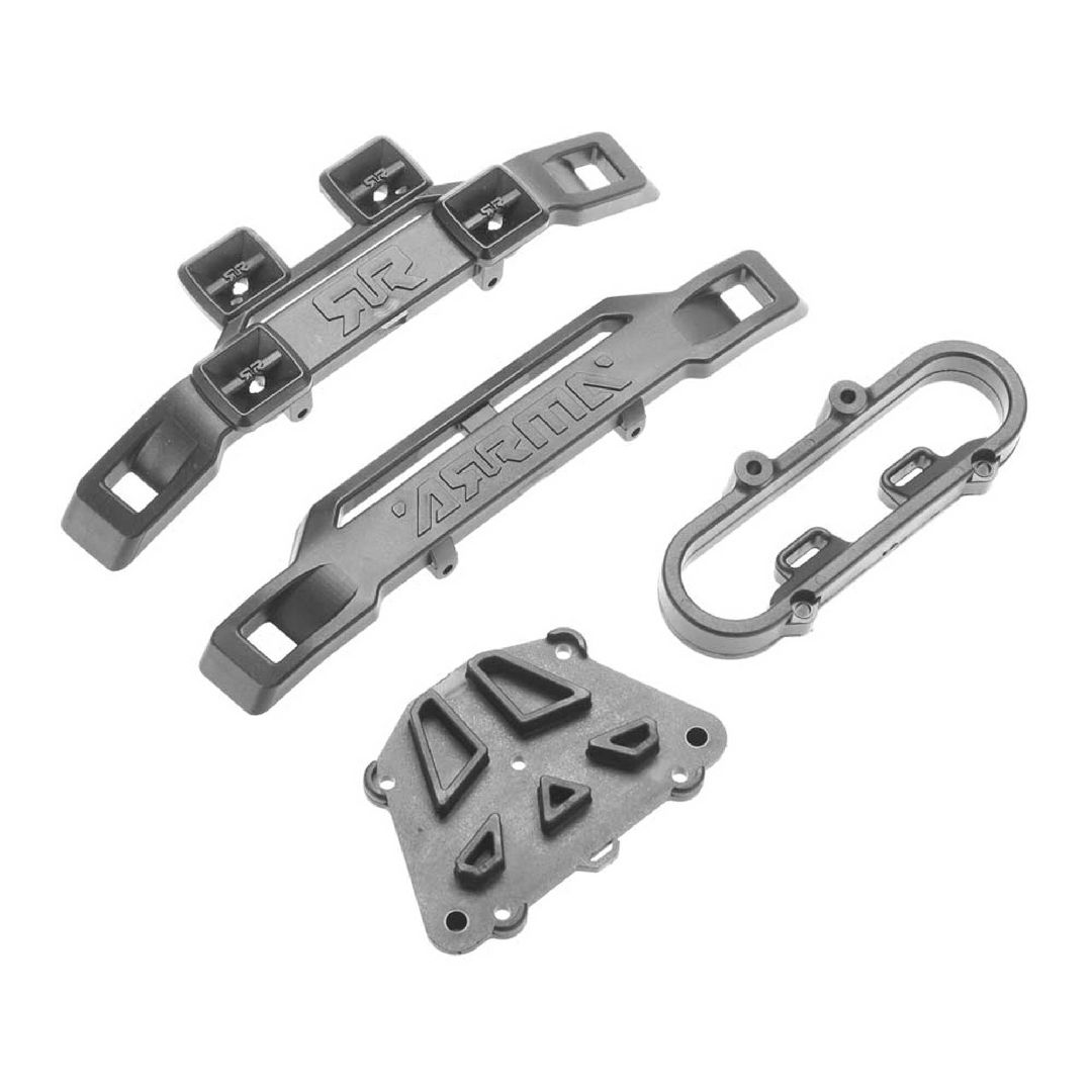 Arrma AR320251 Front/Rear Bumper Set Nero