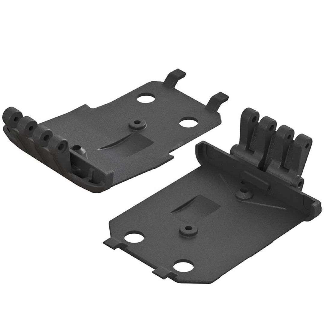 Arrma AR320401 F/R Lower Skidplate (2) 4x4 Granite MEGA