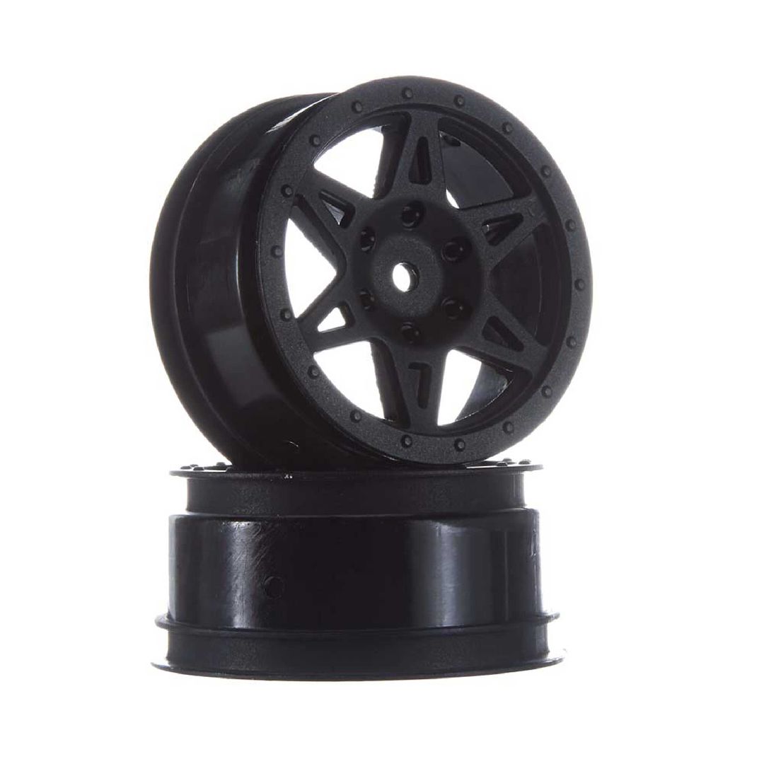 Arrma Raider 2.2/3.0 Wheel, 12mm Hex, Black (Front) (2)