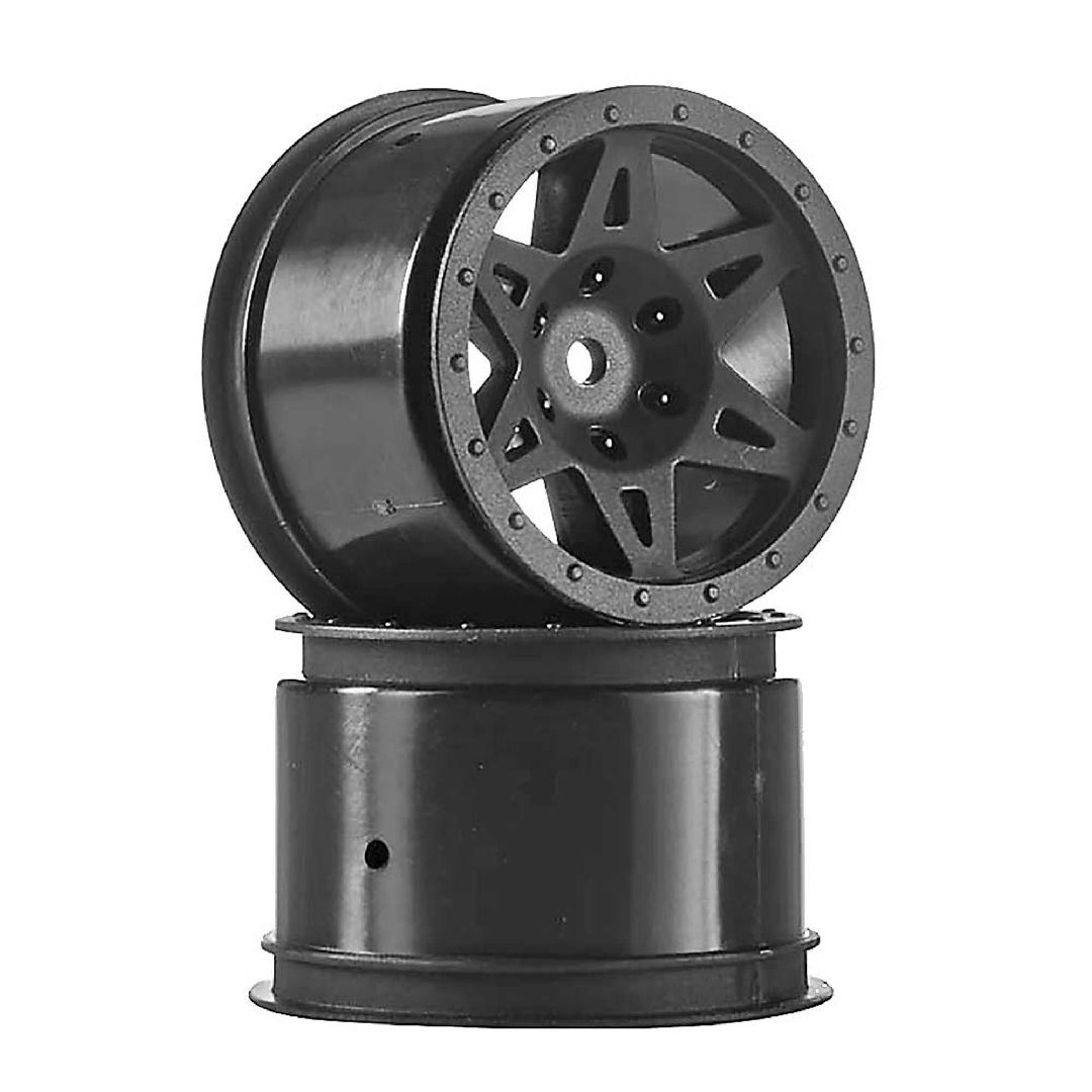 Arrma Raider 2.2/3.0 Wheel, 12mm Hex, Black (Rear) (2)