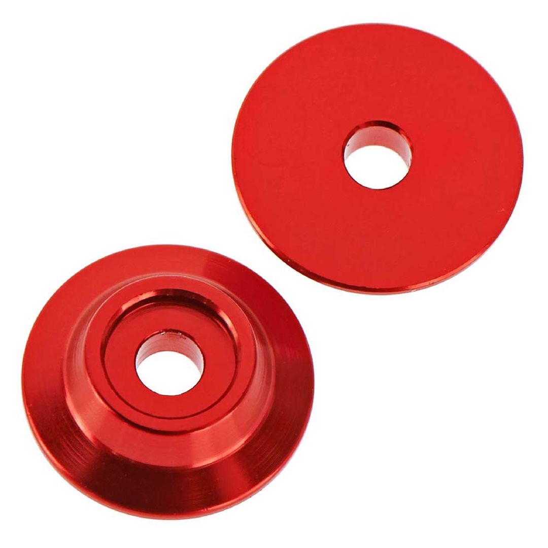 Arrma AR320215 Wing Button Aluminum Red (2)
