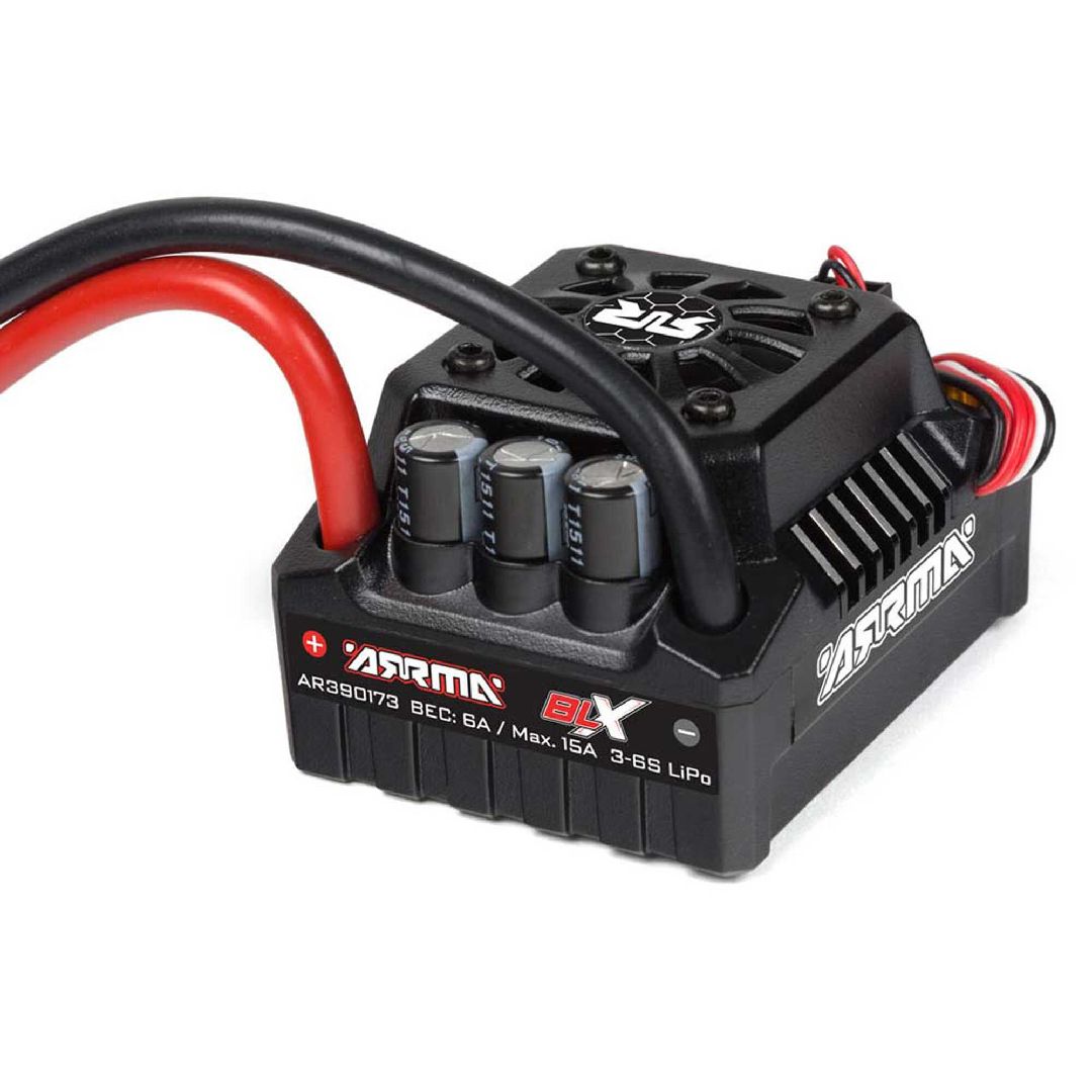 Arrma AR390173 BLX200 Brushless 8th MT 6S ESC Nero