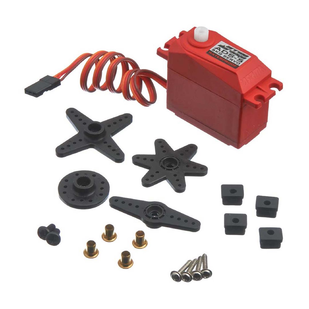 Arrma ADS-5 V2 Waterproof Servo 4.5KG 0.12sec@6.0V, Red