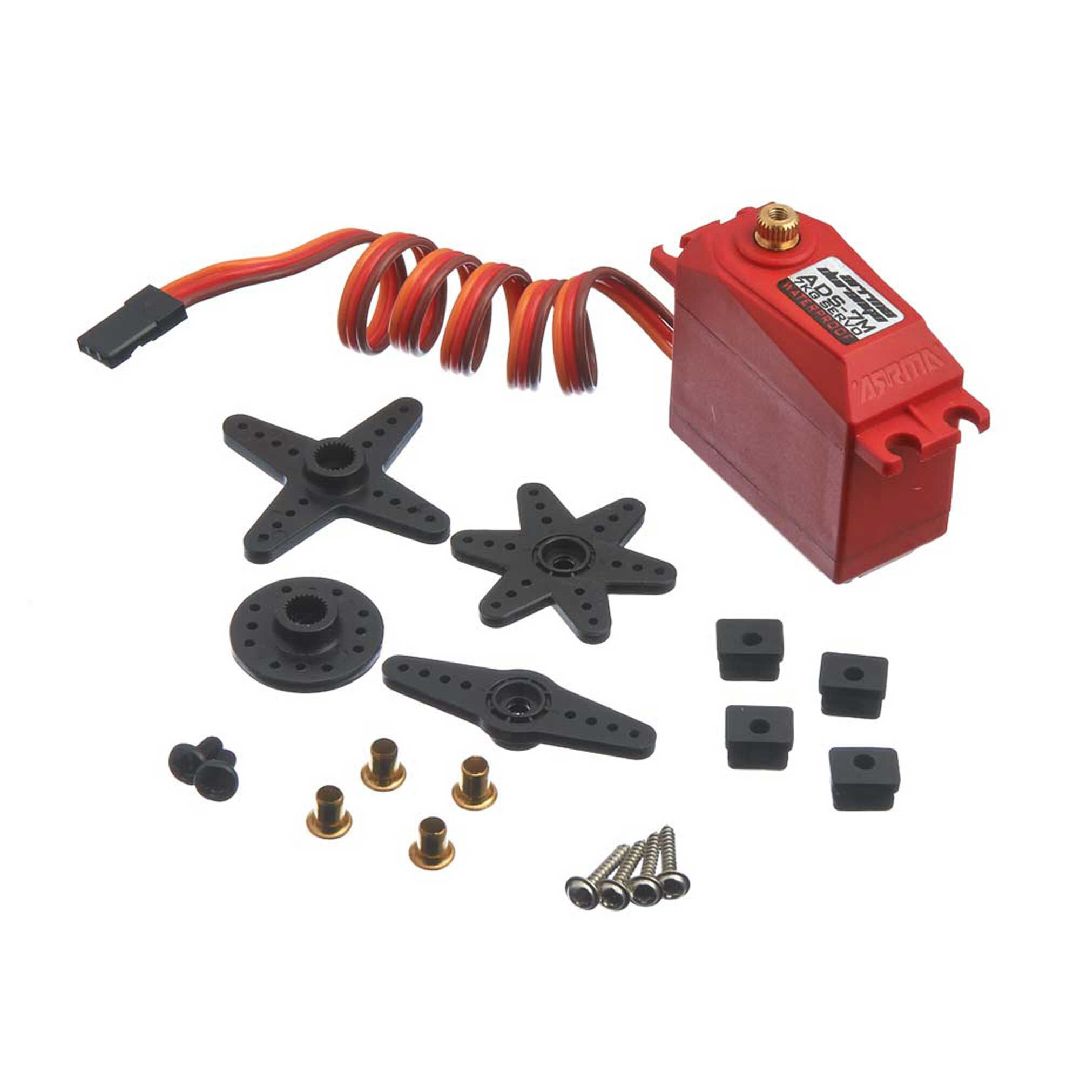 Arrma ADS-7M V2 Waterproof Servo 6.5KG 0.12sec@7.2V, Red