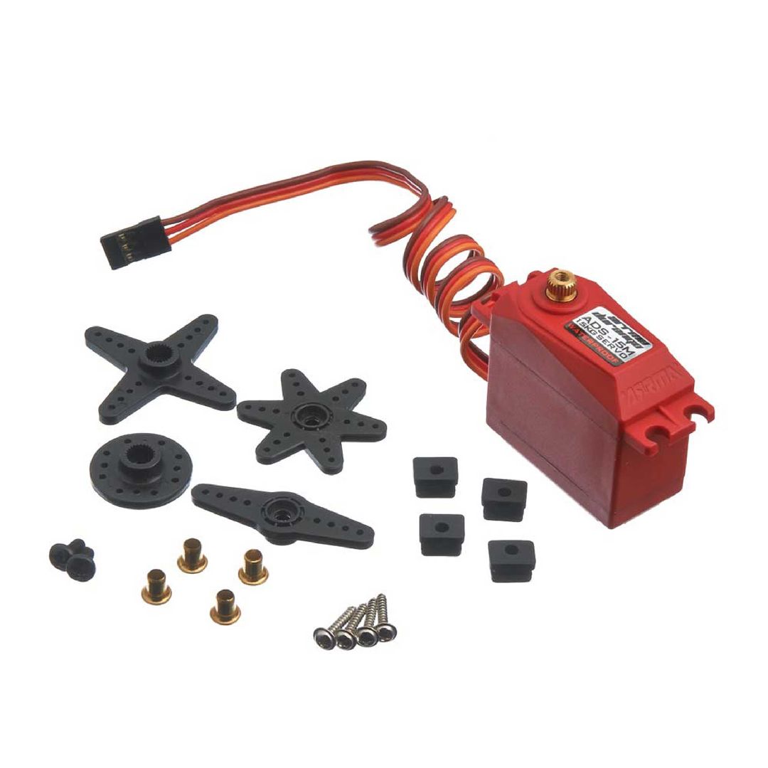 Arrma ADS-15M V2 Waterproof Servo 15KG 0.14sec@7.2V, Red