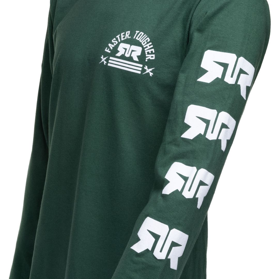 Arrma Faster. Tougher. Longsleeve Green, XL