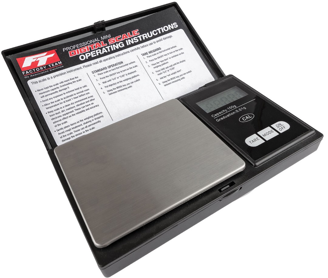 Team Associated Factory Team Professional Mini Digital Scale - Click Image to Close