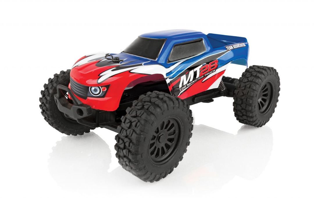 Team Associated MT28 RTR Monster Truck 1/28 Scale Team Associated MT28 RTR Monster Truck 1/28 Scale
