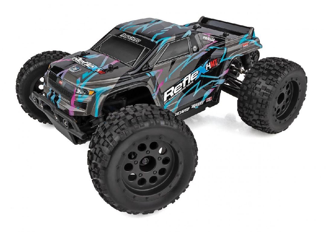 Team Associated Reflex 14MT RTR, Blue & Purple LiPo Combo