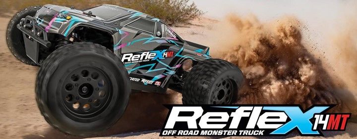 Team Associated Reflex 14MT RTR, Blue & Purple LiPo Combo Team Associated Reflex 14MT RTR, Blue & Purple LiPo Combo