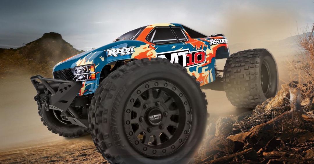 Team Associated RIVAL MT10 Brushed RTR LiPo Combo