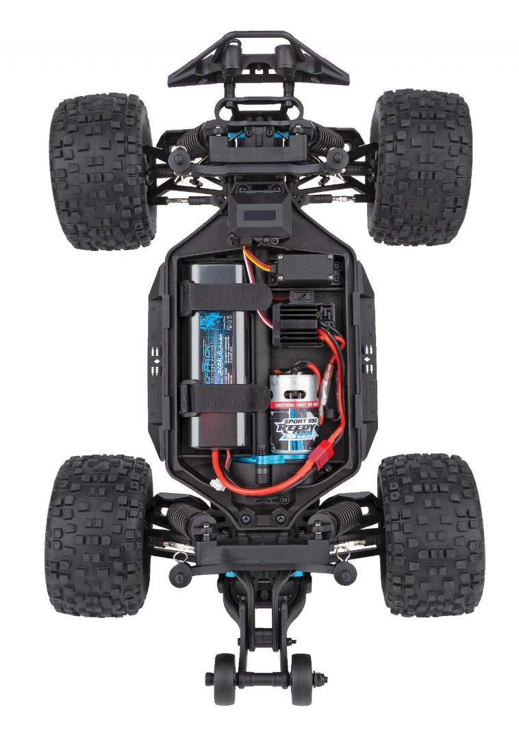 Team Associated RIVAL MT10 Brushed RTR LiPo Combo