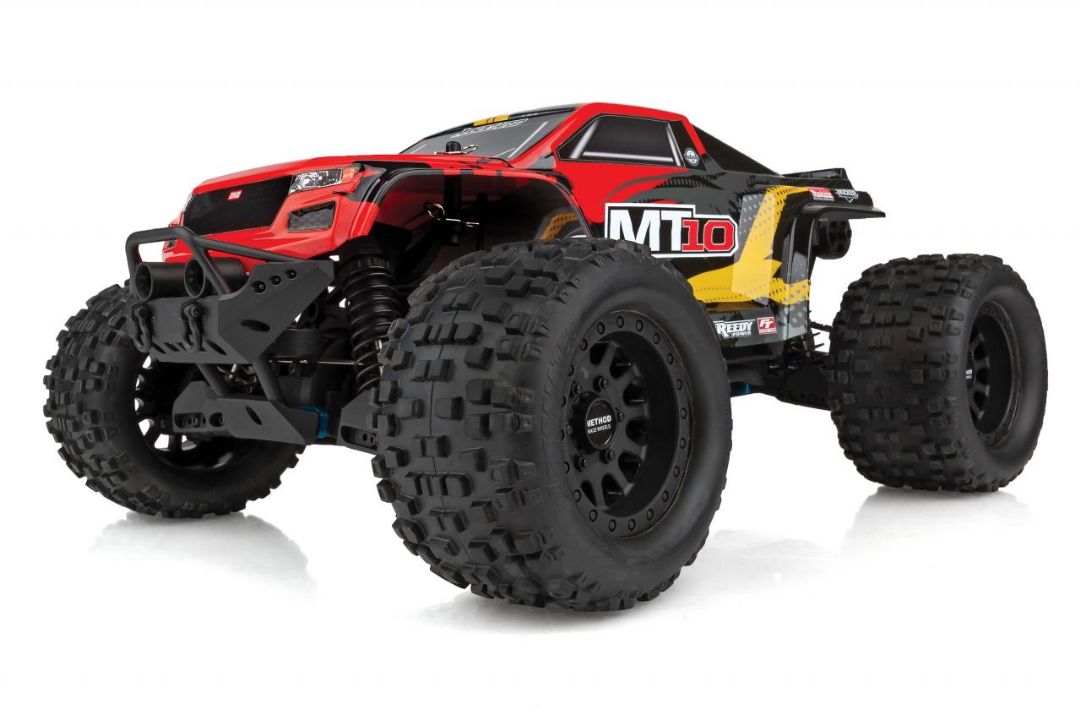 Team Associated Rival MT10 Brushless RTR V2 LiPo Combo - Click Image to Close