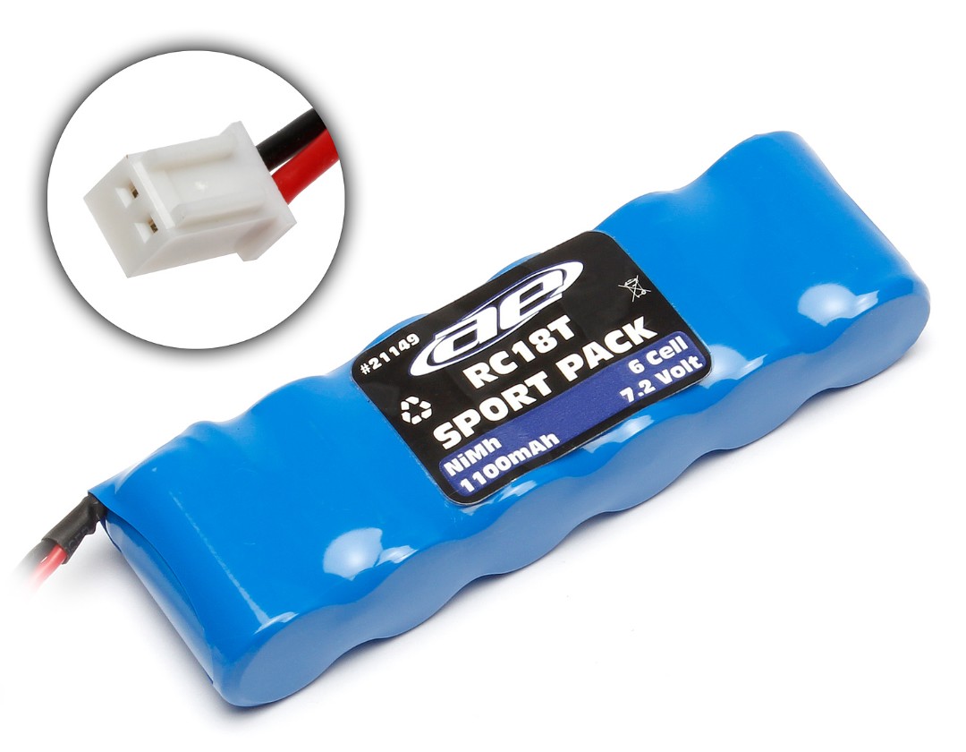 Reedy 1100mAh NiMh 1/18 Sport Pack with M-Plug Connector