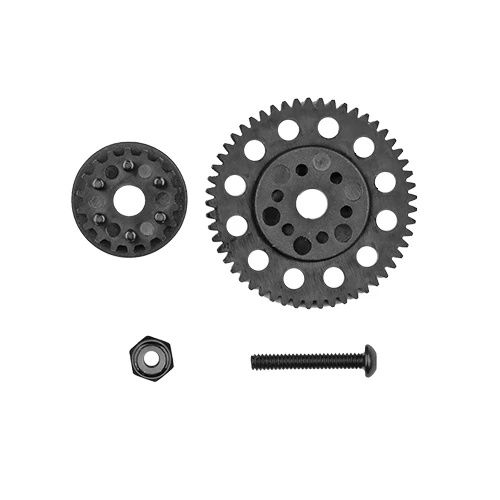 Team Associated TC28 Spur Gear, Center Pulley and Lay Shaft Set