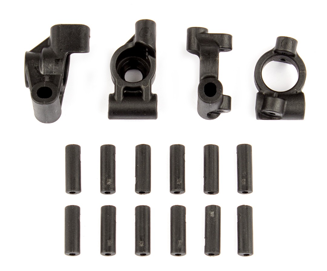 Team Associated Rear Hubs, Caster Blocks, and Inserts (Reflex) - Click Image to Close