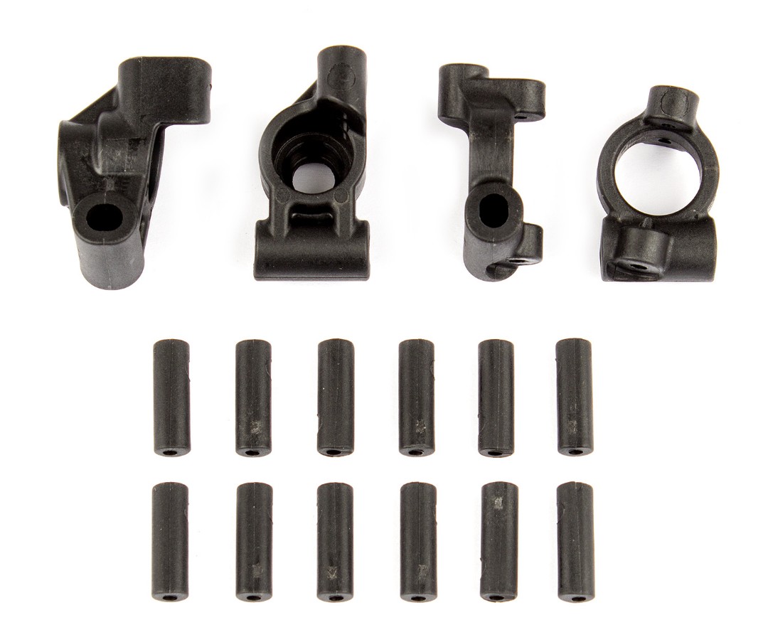 Team Associated Rear Hubs, Caster Blocks, and Inserts (Reflex)