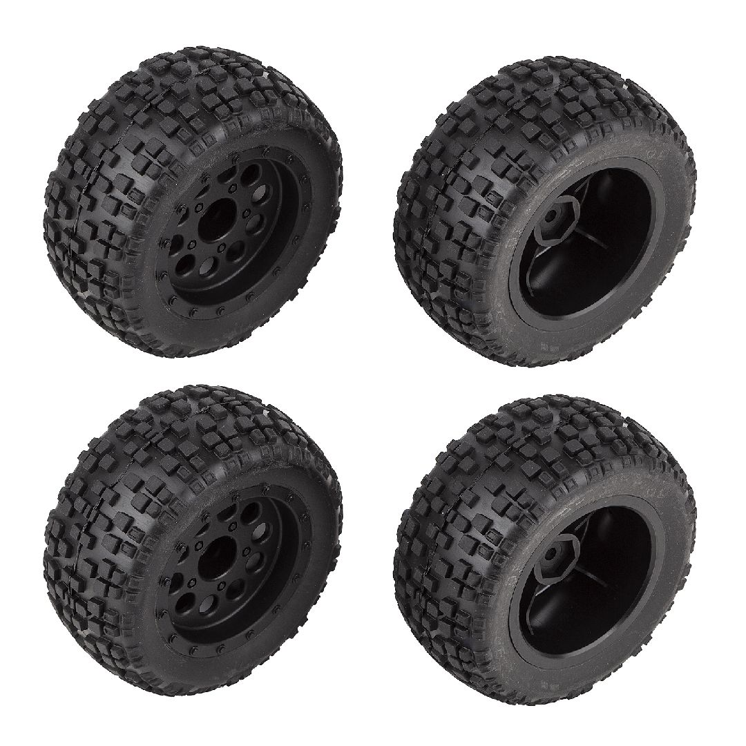 Team Associated Reflex 14MT Tires and Wheels, Mounted