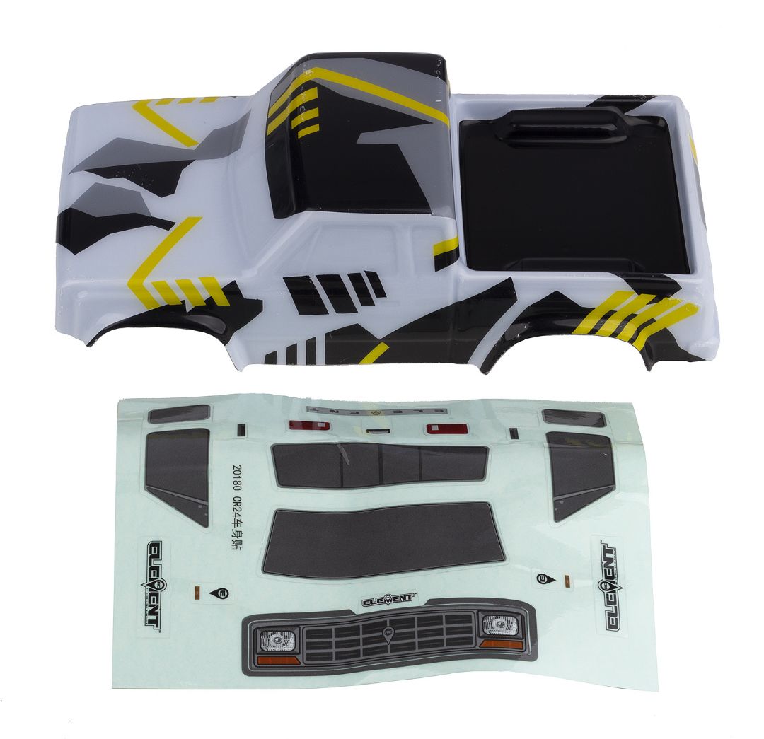 Element RC Enduro24 Sendero Body, black and yellow - Click Image to Close