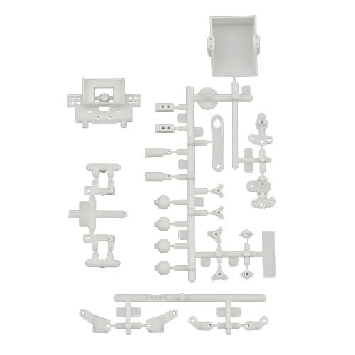 Team Associated Model 24 Rear Bulkhead, Caster & Steering Blocks