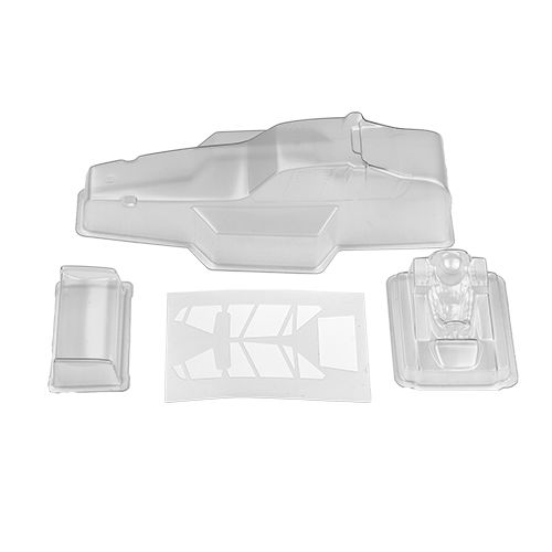 Team Associated Model 24 Protech Body Set, Clear