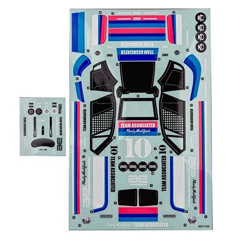 Team Associated Model 24 Classic Decal Sheet