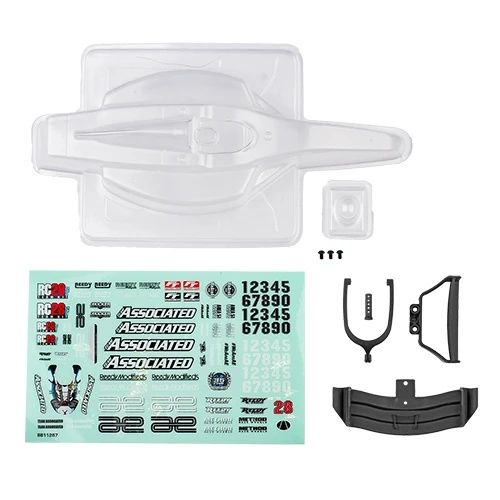 Team Associated RC28F Body Set - Clear