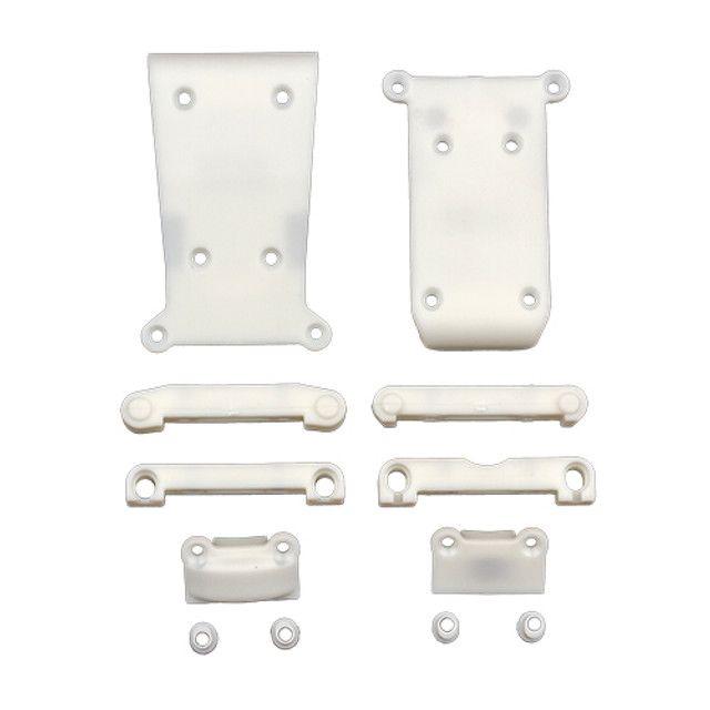 Team Associated Reflex 14 Classic Skid Plates, Natural
