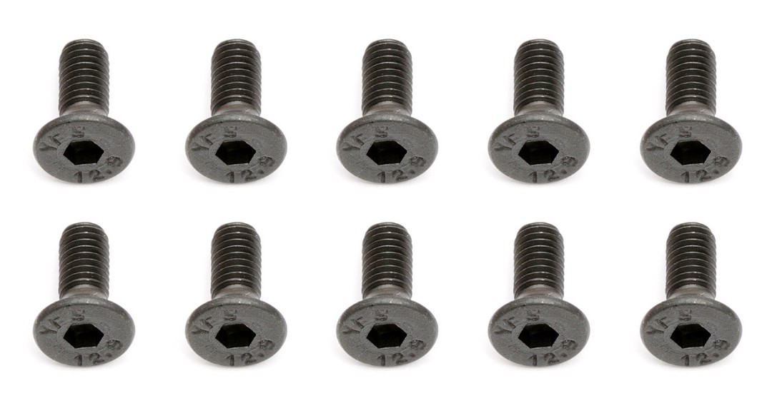 Team Associated M3x8mm Flat Head Counter Sunk Screw (10pcs)