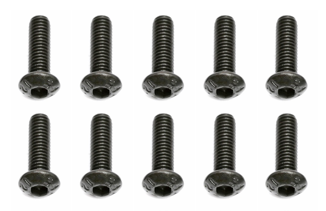 Team Associated M3x10mm Button Head Counter Sunk Screw (10pcs)