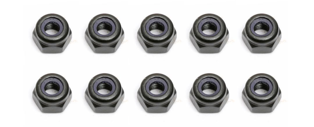 Team Associated 3mm Locknut (10)