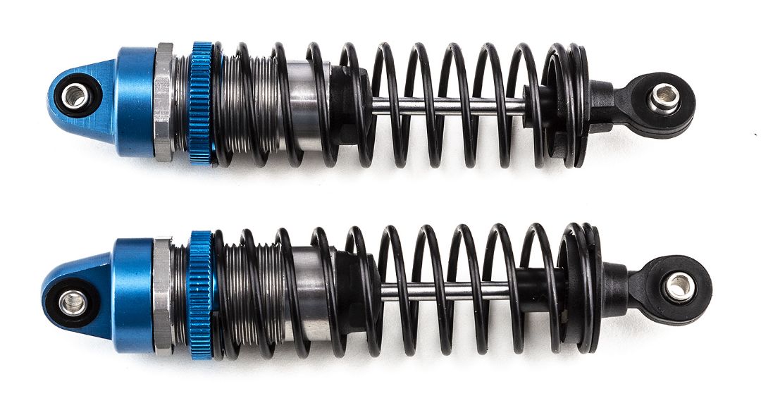 Team Associated Rival MT10 FT Shock Kit, front, aluminum