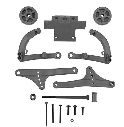 Team Associated RIVAL MT10 Factory Team Wheelie Bar - Gray