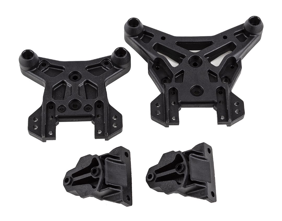 Team Associated RIVAL MT8 Shock Towers and Center Brace Mounts - Click Image to Close