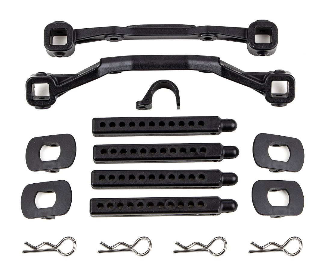 Team Associated RIVAL MT8 Body Mount Set - Click Image to Close